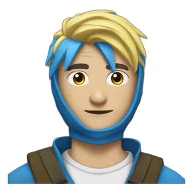 Tyler Blevins aka ninja with blue hair sticker