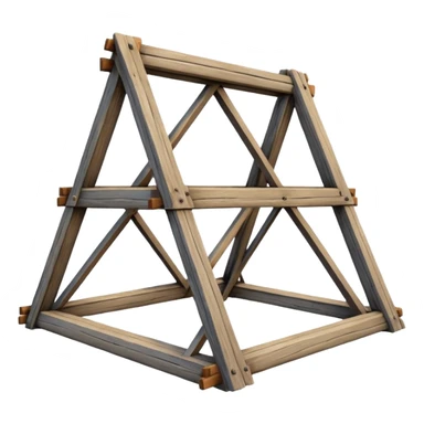 wooden truss housing sticker