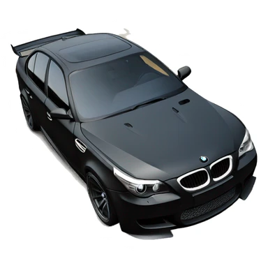 Bmw m5 e60 black Drift sticker