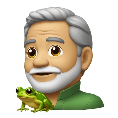 luis inacio lula da silva with a frog sticker
