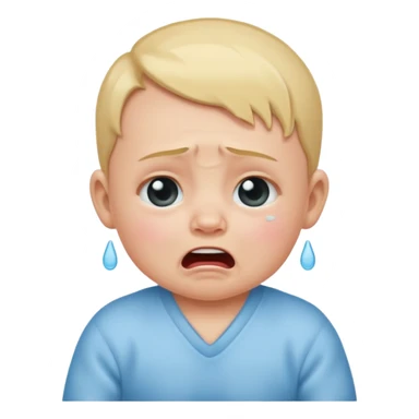 Bébé qui pleure sticker