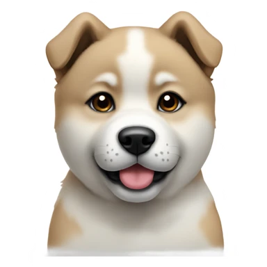 American akita puppy sticker