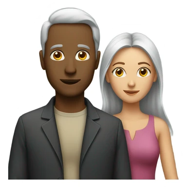 Man behind a female sticker