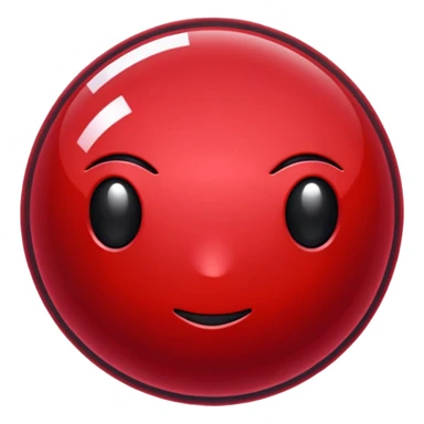 glitter red cyberpunk sticker