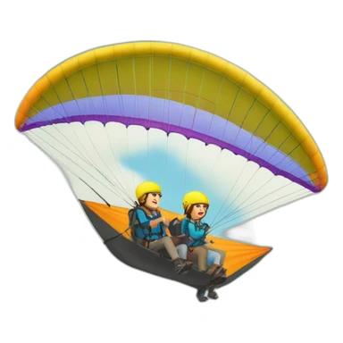 parapente sticker