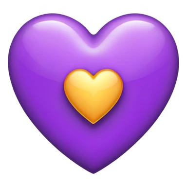 The Letter “T” inside a Purple Heart sticker