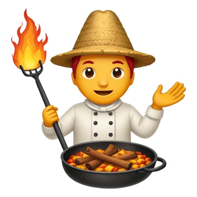 Fogueira pegando fogo sticker