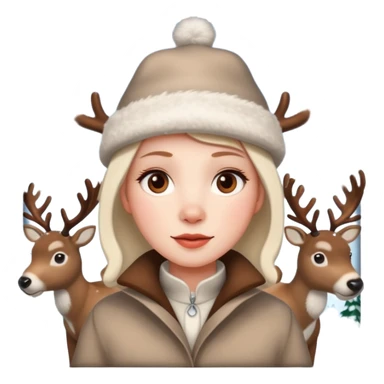 🤍☃️🦌 sticker
