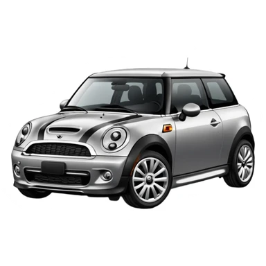 create me a mini cooper s logo emoji sticker