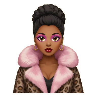 black skin mob wife sticker