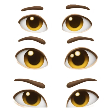 cute sad eyes sticker