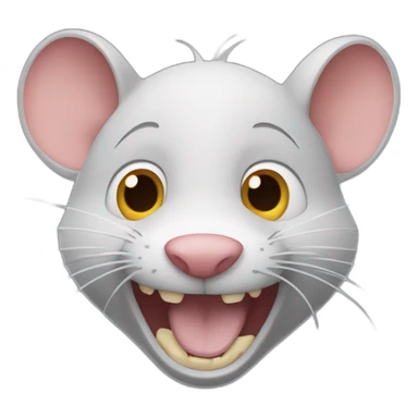 Ratón laveur mort de rire sticker