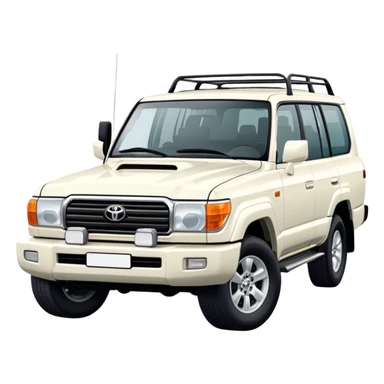 Toyota Land Cruiser - Toyota (Model Year: 2021) (Iconic colour: White) sticker