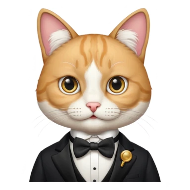 Gentleman Cat sticker