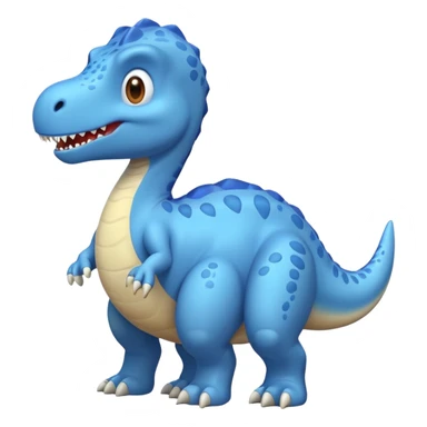 light blue 공룔 sticker