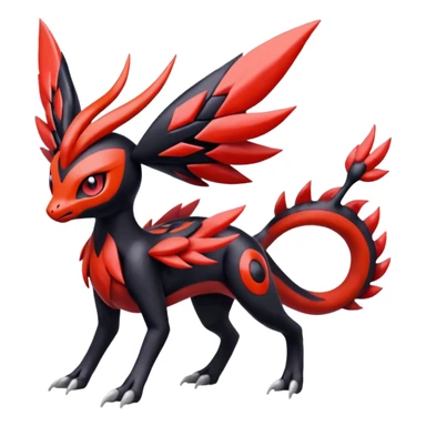 Meloetta-Nargacuga-Yveltal-Pokémon-Fakémon-creature sticker