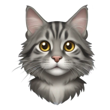 blue-mackerel-tabby-maine-coon sticker