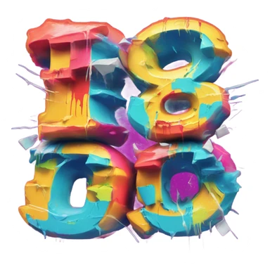 The 80s Cruise Year 9, as graffiti  sticker