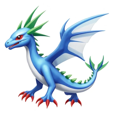 Reshiram-Flygon-Helioptile-Latios-Kyogre-fusion sticker