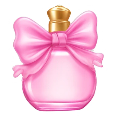 Fairy light pink perfume with bow sticker