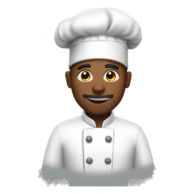 Chef cooking sticker