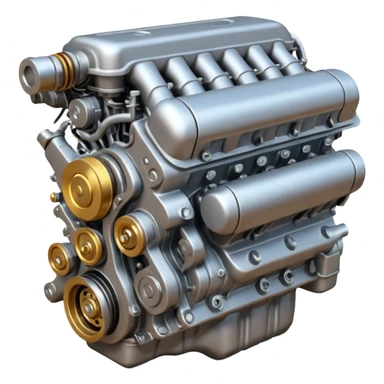 simplistic car engine sticker