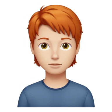 A ginger person sticker