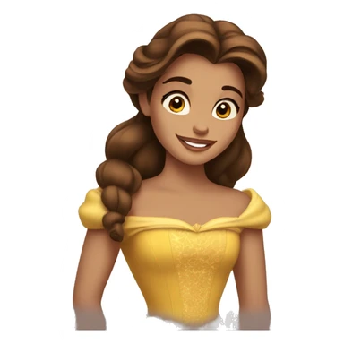beauty and the beast belle sticker