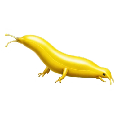 Banana slug sticker