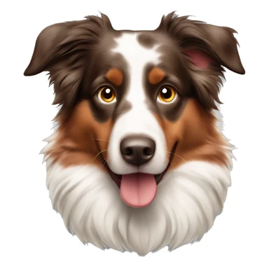 Red Merle Australian shepherd  sticker