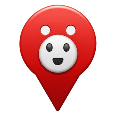 Red warning emoji, attention alert, red circle or triangle with white exclamation mark, bold, high contrast, flat emoji style. sticker