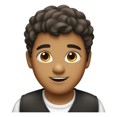 Daivik kind, brown,colour,I have black hair,I am aged 12 years old, Little chubby, sticker