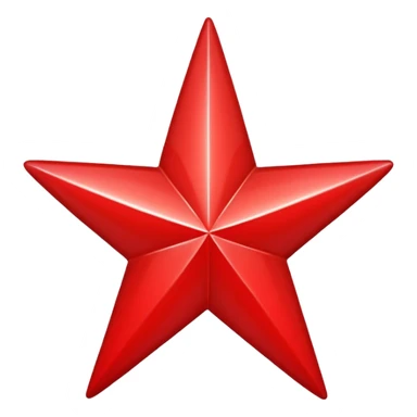 red christmas star sticker