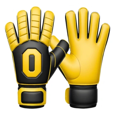 Football goalkeeper gloves sticker