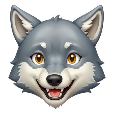 Tränen lachender wolf sticker