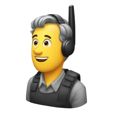 Walkie talkie sticker