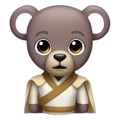 A Mace Windu bear sticker