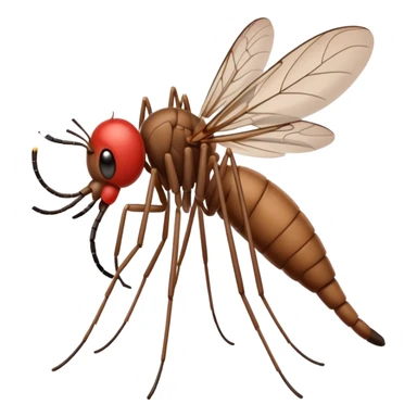 mosquito fumando un cigarro sticker
