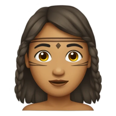 indigena de la amazonia sticker