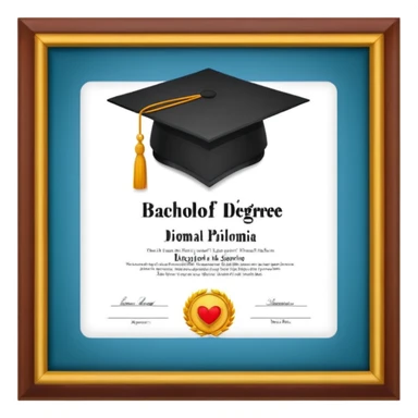 bachelor degree sticker