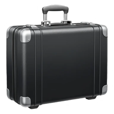 A hard-shell suitcase sticker