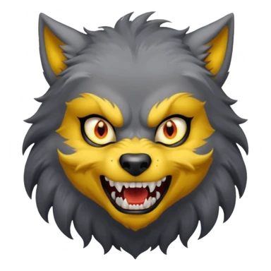 girl werewolf sticker