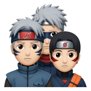 Какаши и Итачи sticker