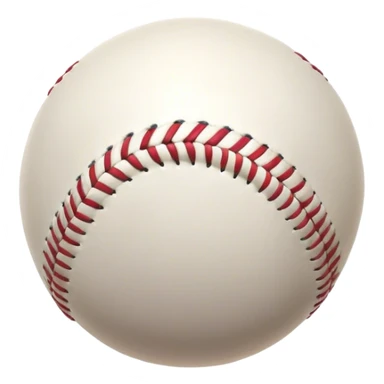 Cinematic Realistic Baseball Scene Emoji, depicted as an action-packed moment of a baseball in play with dynamic motion blur and crisp detailed textures, rendered with vibrant nostalgic lighting that captures the spirit of America's favorite pastime. sticker