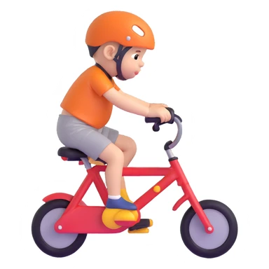 baby bike, very small, four wheels sticker