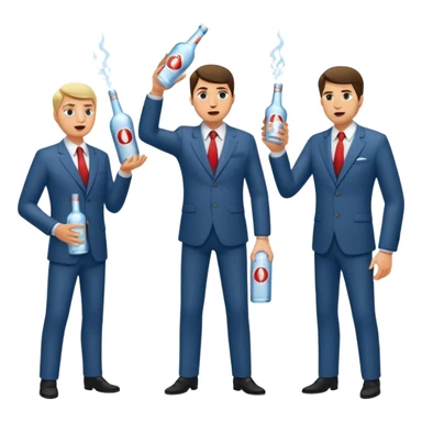 battle for the vodka business sticker