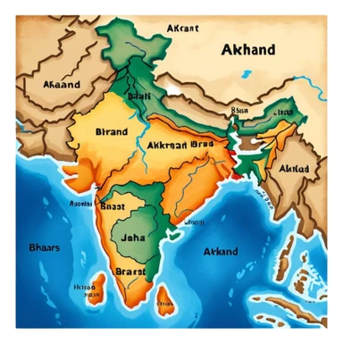 Akhand Bharat  sticker