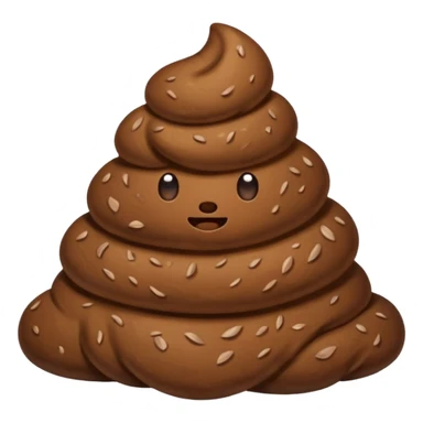 poop with no face sticker