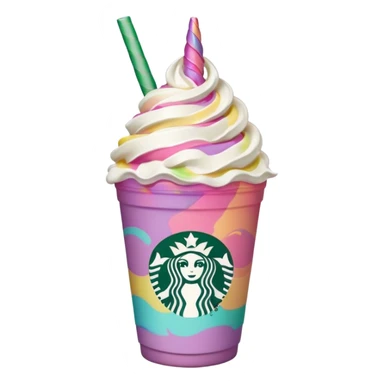 Starbucks unicorn Frappuccino  sticker