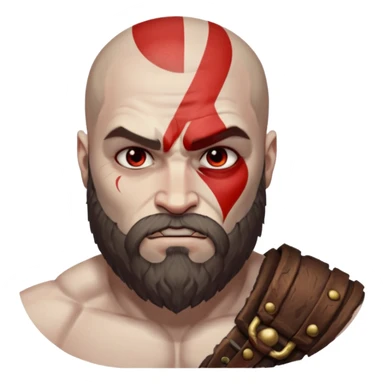 Kratos God of war sticker